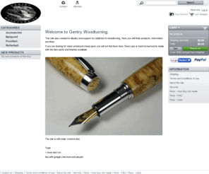 gentrywoodturning.com: Gentry Woodturning
Here you will find hand made pens. The finest kits, wood, and finishes are used. This site was created to display and support my addiction to woodturning. Here you will finds products, information and links.