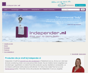 independer.com: Independer.nl – Vergelijk autoverzekering, zorgverzekering en andere verzekeringen
Independer.nl vindt voor u de goedkoopste autoverzekering, zorgverzekering, hypotheek en andere verzekeringen. Gratis offerte en direct online afsluiten. 