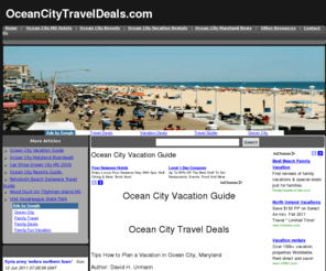 oceancitytraveldeals.com: Ocean City Travel Deals Ocean City MD Hotels Resorts Ocean City Vacation Deals
Ocean City Travel Deals Ocean City Maryland Attractions Ocean City Vacation Packages Assateague State Park Tilghman Island Rehoboth Beach Travel Guide Ocean City Vacation Rentals Ocean City Resorts  Ocean City Shopping Fishing Golfing Dining Guide