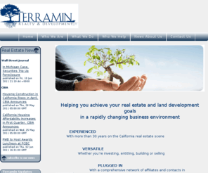 terraminrealty.com: Terramin Realty & Development, Southern California
Terramin Realty and Development - Helping you achieve your real estate and land development goals in a rapidly changing business environment.