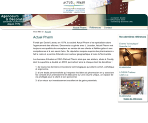 actuel-pharm.com: Accueil | Actuel Pharm
Agencement, décoration, création de mobilier et devantures pour pharmacies, laboratoires et particuliers.