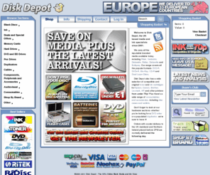 discdepot.co.uk: Blank DVDs and blank CDs from UK online store including DVD-R, DVD R, CD-R | Disk Depot
Disk Depot - cheap UK blank media | DVD-R, DVD R, CD-R, ink, paper and more. Next Day Delivery