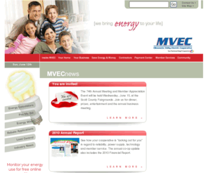 mvec.net: Welcome to Minnesota Valley Electric Cooperative
Minnesota Valley Electric Cooperative (MVEC), located in Jordan and incorporated in 1937, is proud to be a local provider of reliable electric service. We are committed to providing service beyond expectations at a competitive price and our service territory covers nine counties.