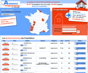 directe-transaction.com: SERVICE DE LOCATION EN DIRECT DE PROPRIETAIRE A LOCATAIRE
Consultez en ligne toutes nos offres de location et de vente. Accï¿½dez aux coordonnï¿½es des propriï¿½taires.