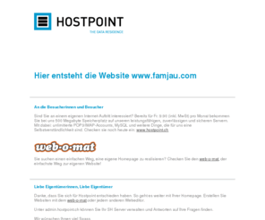 famjau.com: Hostpoint - The Data Residence
