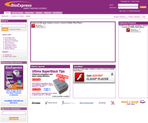 iscbioexpress.com: BioExpress - Simply Serving Science
Equipment, Reagents, and Consumables for Life Science Research