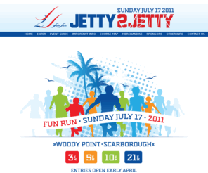 j2j.com.au: Home
The Jetty 2 Jetty Fun Run stands alone as the longest running fun run in South East Queensland. The run is organised and managed on the day by the Moreton Bay Road Runners Club, Redcliffe.