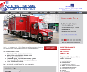 nor-e.com: Nor E Decon Trailers, Mobile Command Centers, Hazmat, Fireground Rehab
Nor E trailer systems for quickly deployed, temporary facilities or shelter. Medical, industrial and commercial uses include decontamination, hazardous materials and secure command centers.