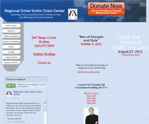 regionalcrime.org: RCVCC Home
Welcome to Regional Crime Victim Crisis Center:  assisting victims and survivors of violent crime and working to prevent violence.