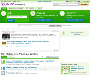 yahooanswersforcash.net: Yahoo! Answers - Home
Yahoo! Answers is a new way to find and share information. You can ask questions on any topic, get answers from real people, and share your insights and experience.