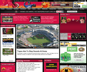 albuquerquebaseball.com: The Official Site of Minor League Baseball | Albuquerque Isotopes Homepage
The Official Site of Minor League Baseball | Albuquerque Isotopes Homepage