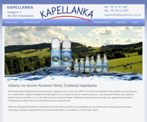 kapellanka.com.pl: Kapellanka - Woda źródlana
