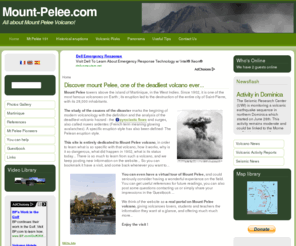 mount-pelee.com: Home - La Montagne Pelée | Mount Pelée volcano, Martinique
A la découverte de la montagne Pelée |  All about mount Pelée Volcano, Martinique - hazards, risks, eruptions, 1902, 1929, maps, pictures, hiking, subduction, references, travel.