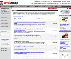 nfpawebinars.net: NFPA Training webinars
Connect with the code experts, and earn CEUs right from your desktop with live webinars from NFPA.