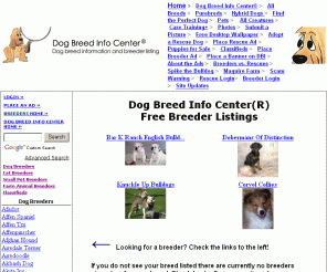 breederinfocenter.com: Puppies for Sale, Dogs for Sale, Dog Breeders, Breeder Listing
