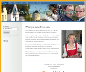 drucker-wein.com: Weingut - Weingut Drucker - Retz, Unterretzbach, Weinviertel, Niederösterreich
Weingut Adolf und Claudia Drucker - Retz, Unterretzbach, Weinviertel, Niederösterreich