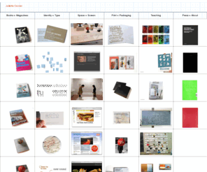 juliettecezzar.com: Juliette Cezzar / e.a.d.
Portfolio and contact information for Juliette Cezzar, designer.
