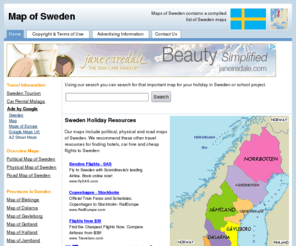 map-of-sweden.co.uk: Maps of Sweden - Political, physical and road maps of Sweden
Maps of Sweden compiles physical, political and road maps of Sweden for your holiday