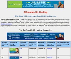 affordableukhosting.com: Affordable UK Hosting by AffordableUKHosting.com
Affordable UK Hosting, AffordableUKHosting.com, Affordable UK Hosting Ranking, Affordable UK Hosting Review, Top Affordable UK Hosting, Cheap Affordable UK Hosting, Best Affordable UK Hosting, Affordable UK Hosting Directory, Affordable UK Hosting Company, and Affordable UK Hosting Provider