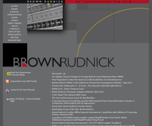 brownberlack.net: International Law Firm | Brown Rudnick
