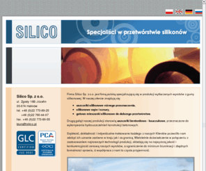 silico.pl: SILICO - wyroby silikonowe, bentonitowe, uszczelki, silikon
Silico w swojej ofercie posiada silikonowe profile wytłaczane, uszczelki, węże, sznury, mieszanki silikonowe, uszczelki bentonitowe. 