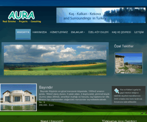 aura-estates.com: Aura Estates - Estates and Projects in Turkey
Aura Estates - houses and building projects in Turkey. We will find a house for you or build your dream house.