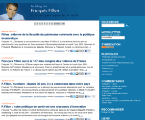 blog-fillon.com: Le blog François Fillon
le blog officiel de François Fillon, Premier ministre français, et homme politique français. Toute l'actualité de François Fillon.