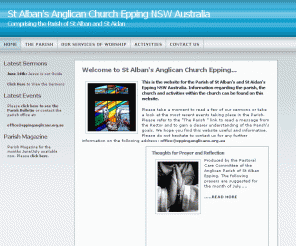 eppinganglicans.org.au: St Alban's & St Aidan's Anglican Churches, Parish of EPPING, NSW Australia
eppinganglicans - HomePage of St Alban's & St Aidan's Anglican Churches, Parish of EPPING, NSW Australia, epping church nsw, fr john cornish, rev john cornish, vacancy, assistant priest, epping, anglican