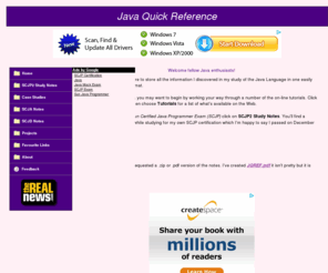 janeg.ca: Java Quick Reference
Java Quick Reference