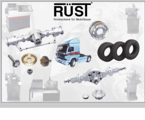 ruest-feinmechanik.de: Ruest-Feinmechanik f. Modellbauer, Antriebstechnik und Minitrucks
Ruest Feinmechanik für den Modellbau von Minitrucks, Antriebstechnik, Zahnraeder und Reifen.