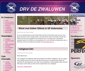 zwaluwendeventer.nl: WELKOM OP DE WEBSITE VAN DRV DE ZWALUWEN DE WIELRENVERENIGING VAN DEVENTER
DE WEBSITE VAN DRV DE ZWALUWEN DE WIELRENVERENIGING VAN DEVENTER