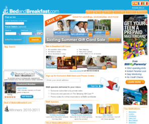 bbworldwide.com: FindÂ Bed and Breakfast Inns andÂ Book Online. Over 11,000 B&B's for vacation travel. Unique lodging alternatives to hotels. Buy Gift Cards and Certificates!
View bed & breakfast descriptions, photos, reviews, and more. Bed and breakfast gift certificates are also available.