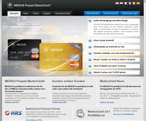 besserbezahlen.com: MEDIUS Prepaid MasterCard : Startseite
Die MEDIUS Prepaid MasterCard® ist eine \