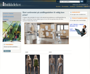 butikkdekor.no: Home page
Europas laveste pris på utstillingsdukker og butikk innredning