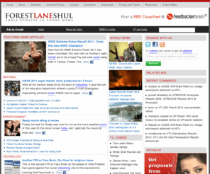 forestlaneshul.com: Forestlaneshul - India updates in short news
ForestLaneShul.com is about events and happenings that are making news on the web. We try to bring you the latest and most recent updates on anything that web surfers are looking around on the internet right at the moment. We also feature articles that we think will be useful for our readers.