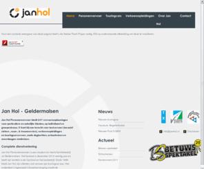 jan-hol.nl: Jan Hol - Geldermalsen
Homepage van Jan Hol Personenvervoer. Modern en hecht famiiebedrijf. 24/7 vevoersoplossingen.