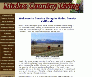 modoccountryliving.com: Country Living in Modoc County-In the Picturesque NE Corner of California
Welcome to Modoc County California! Where the west still lives! Country living with Open space, 
