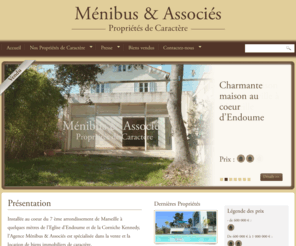 menibus.com: Ménibus & Associés - Immobilier de Caractère
Agence immobilière spécialisée dans la vente et la location de biens immobiliers de caractère, de prestige et de luxe.