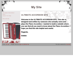 piano-accordion.com: My Site :: Ultimate Accordion Site
The site with everything you need to know about Piano Accordions
