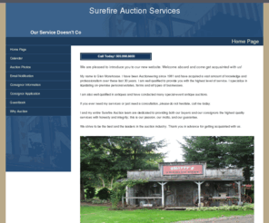 surefireauctionservices.com: Sure Fire Auction Services
Auction Services by Glen Morehouse