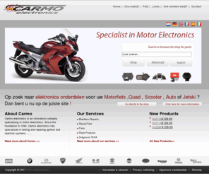 tcidoctor.com: Carmo Electronics,  The place for parts or electronics  for your  Motorbike Quad Scooter Car or Jetski
Carmo Electronics specialises on parts and electronics  for your  Motorbike Quad Scooter Car or Jetski