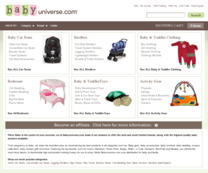 babyuniverse.com: Babyuniverse.com - Baby Toys, Baby Gifts, Car Seats, Baby Clothes, Diapers, Strollers and More!
Buy baby clothes, diapers, toys and all of your baby products at Babyuniverse.com. We carry all leading brands of baby essentials including Britax, Bugabo and Graco.