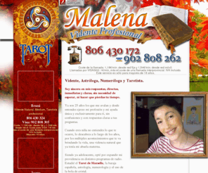 tarotmalena.es: Tarot Malena, Tarotista, Vidente Natural, Clarividente, Astróloga
Tarot Malena, Vidente Malena, Vidente profesional, Tarot, Videncia y Canalizadora