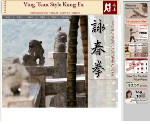 vingtsun.ca: Canadian Ving Tsun (Wing Chun) Academy Homepage
Homepage of the Canadian Ving Tsun (Wing Chun) Academy and The Wing Chun Compendium, the most comprehensive wing chun manual ever