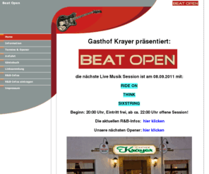 beat-open.com: BEAT OPEN
Beat Open die Session in 50321 Brühl-Schwadorf