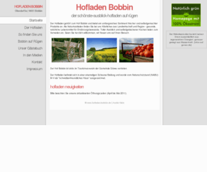 hofladen-bobbin.de: Hofladen Bobbin Rügen
Der Hofladen Bobbin auf der Insel Rügen. Teil des Hofes Bobbin. Frische und regionale Produkte