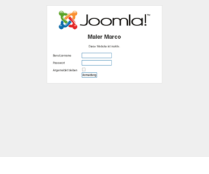 maler-marco.com: Startseite
Joomla! - dynamische Portal-Engine und Content-Management-System