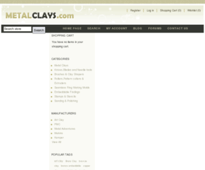 metalclays.com: Metal Clay Discount Supply
Metal clay distributor selling PMC Silver, PMC Gold, Bronze Clay, Copper Clay all at discount prices.