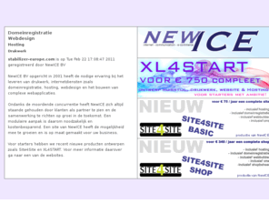stabilizer-europe.com: stabilizer-europe.com | Domeinregistratie door NewICE
Hosting, domeinregistratie,drukwerk en webdesign van complexe sites en webapllicaties zoalz CMS (Conten Management Systemen) zijn de belangrijkste internet diensten van NewICE.