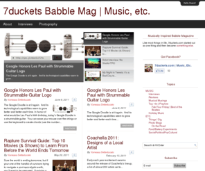 7duckets.com: 7duckets Babble Mag | Music, etc.
7duckets Babble Mag | Music, etc. – 